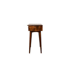 Console 2 tiroirs en bois massif Châtaignier 89 cm