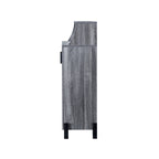 Meuble à chaussures 5 étagères Gris vieilli / Bois / Chêne blanc – Style contemporain, Utilisation familiale