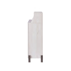 Meuble à chaussures 5 étagères Gris vieilli / Bois / Chêne blanc – Style contemporain, Utilisation familiale