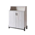 Meuble à chaussures 5 étagères Gris vieilli / Bois / Chêne blanc – Style contemporain, Utilisation familiale