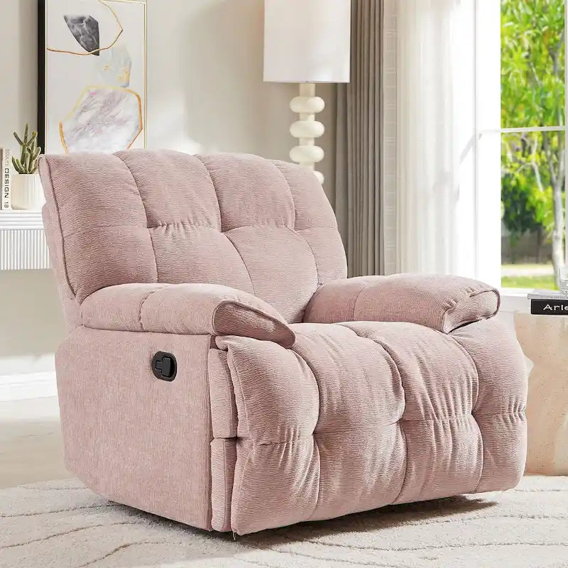 Fauteuil inclinable pivotant à 360° Vert / Blanc / Rose / Jaune – 1 place