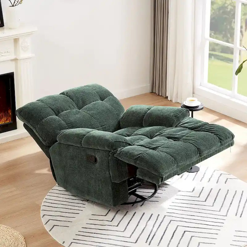 Fauteuil inclinable pivotant à 360° Vert / Blanc / Rose / Jaune – 1 place