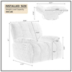 Fauteuil inclinable pivotant à 360° Vert / Blanc / Rose / Jaune – 1 place