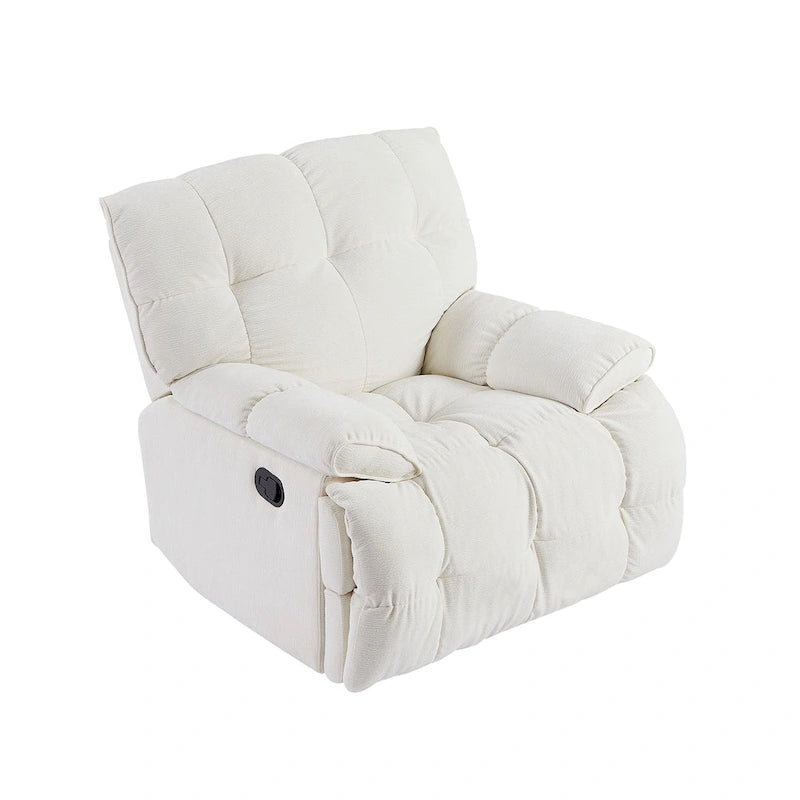 Fauteuil inclinable pivotant à 360° Vert / Blanc / Rose / Jaune – 1 place