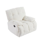 Fauteuil inclinable pivotant à 360° Vert / Blanc / Rose / Jaune – 1 place
