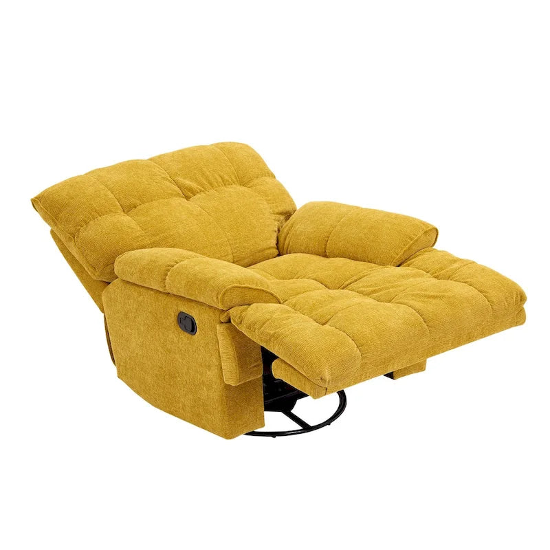 Fauteuil inclinable pivotant à 360° Vert / Blanc / Rose / Jaune – 1 place