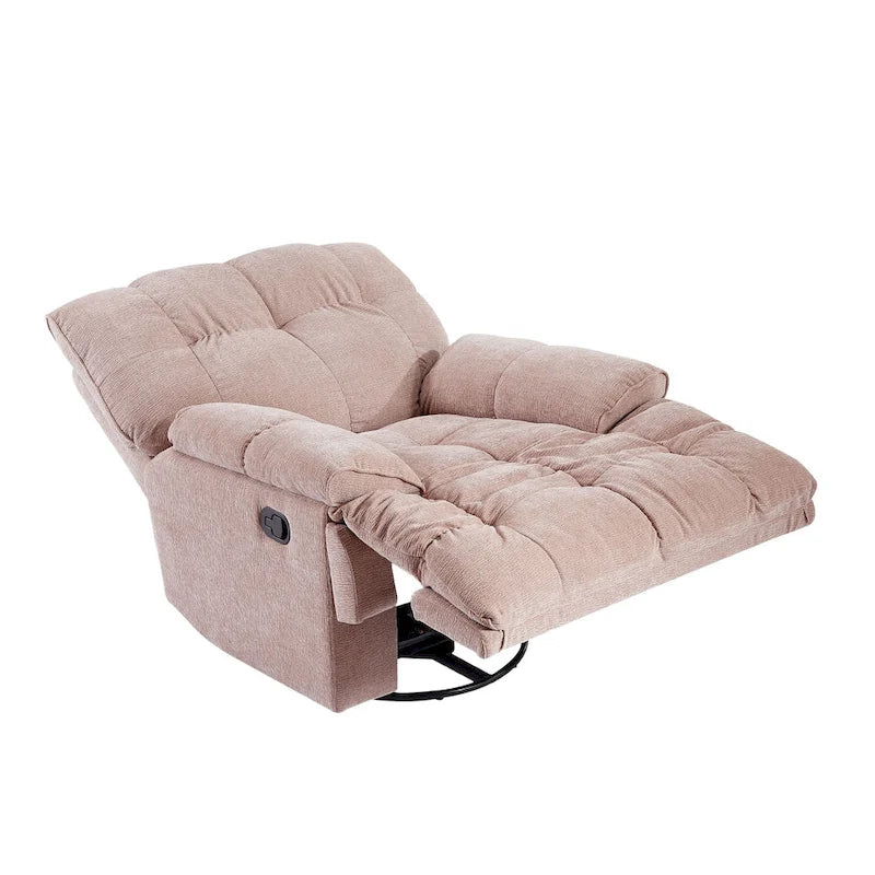 Fauteuil inclinable pivotant à 360° Vert / Blanc / Rose / Jaune – 1 place