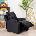 Fauteuil inclinable multicolore pour enfants avec repose-pieds et 2 porte-gobelets – Style ludique, pour 1 enfant