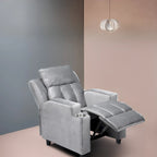 Fauteuil inclinable multicolore pour enfants avec repose-pieds et 2 porte-gobelets – Style ludique, pour 1 enfant