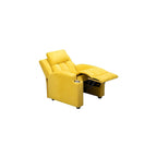 Fauteuil inclinable multicolore pour enfants avec repose-pieds et 2 porte-gobelets – Style ludique, pour 1 enfant