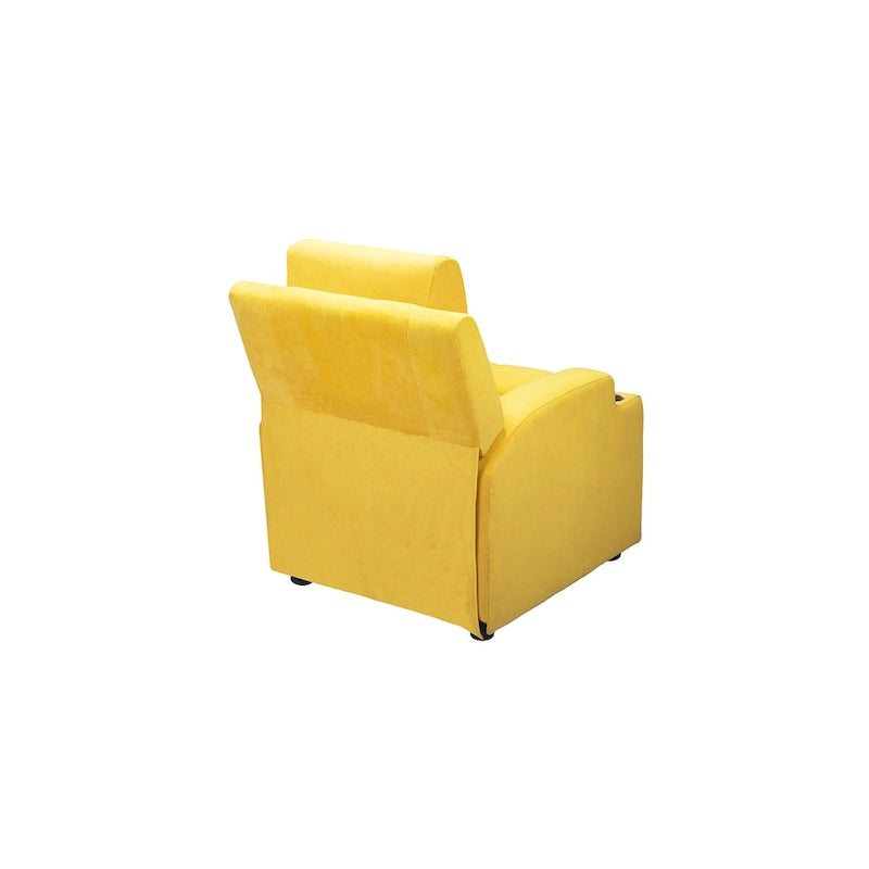 Fauteuil inclinable multicolore pour enfants avec repose-pieds et 2 porte-gobelets – Style ludique, pour 1 enfant