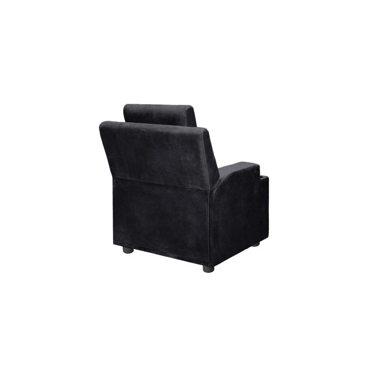 Fauteuil inclinable multicolore pour enfants avec repose-pieds et 2 porte-gobelets – Style ludique, pour 1 enfant