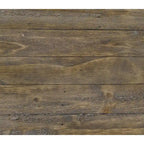 Banc de salle à manger en bois de pin recyclé marron vieilli avec piètement en tréteaux – 66" ou 83", Monoplace