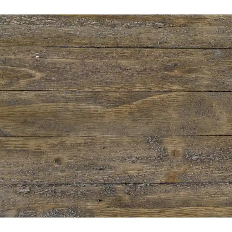 Banc de salle à manger en bois de pin recyclé marron vieilli avec piètement en tréteaux – 66" ou 83", Monoplace