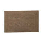 Table de chevet à 2 tiroirs Chêne vieilli/Grès – Style rustique américain, Usage unique