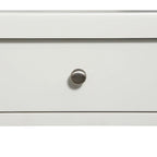 Table de chevet à 1 tiroir avec étagère ouverte Blanc / Noir / Gris / Bleu / Vert – Style transitionnel, usage unique