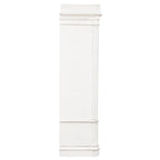 Armoire Blanche Antique avec Portes Enveloppantes et Étagères Réglables – Style Traditionnel Européen, Usage Familial