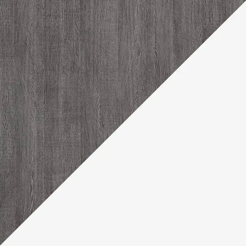 Blanc / Antigua / Gris écorce / Lit escamotable double gris écorce et blanc avec armoire et organiseur de placard – 84"L, 2 couchages