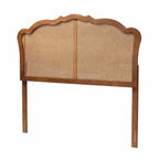 Tête de lit en bois de frêne et rotin – Style traditionnel, pour 1 à 2 personnes