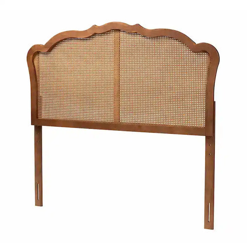 Tête de lit en bois de frêne et rotin – Style traditionnel, pour 1 à 2 personnes