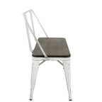 Banc en Bambou Marron avec Cadre Métallique – Style Ferme Industrielle, 2 Places