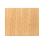 Tapis de chaise de bureau rectangulaire en bambou naturel/cerisier avec envers antidérapant – 152 cm x 122 cm