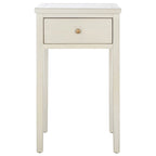 Table d'appoint individuelle en bois d'orme vert sarcelle foncé / gris cendré / bouleau blanc / blanc / marron