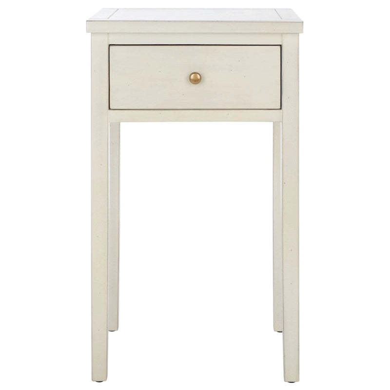 Table d'appoint individuelle en bois d'orme vert sarcelle foncé / gris cendré / bouleau blanc / blanc / marron