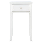 Table d'appoint individuelle en bois d'orme vert sarcelle foncé / gris cendré / bouleau blanc / blanc / marron