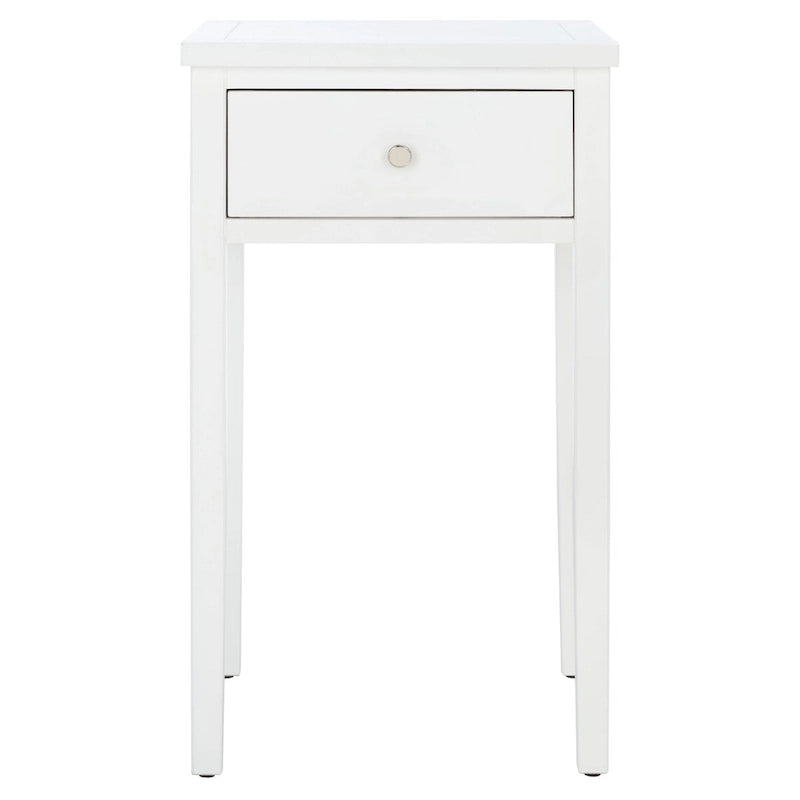 Table d'appoint individuelle en bois d'orme vert sarcelle foncé / gris cendré / bouleau blanc / blanc / marron