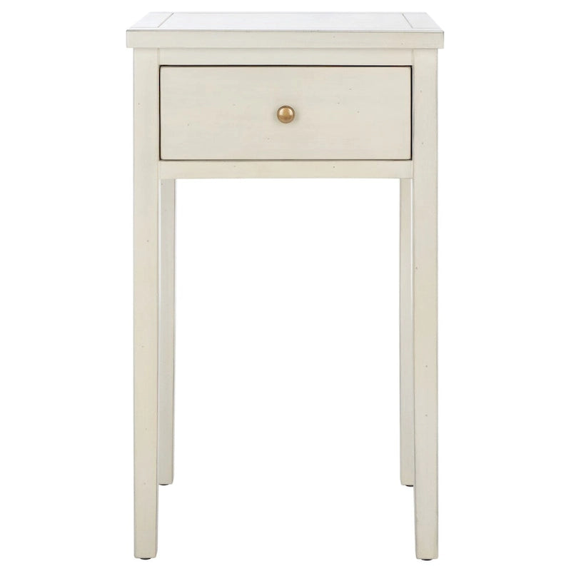 Table d'appoint individuelle en bois d'orme vert sarcelle foncé / gris cendré / bouleau blanc / blanc / marron