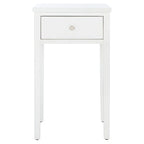 Table d'appoint individuelle en bois d'orme vert sarcelle foncé / gris cendré / bouleau blanc / blanc / marron