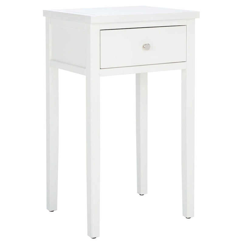 Table d'appoint individuelle en bois d'orme vert sarcelle foncé / gris cendré / bouleau blanc / blanc / marron