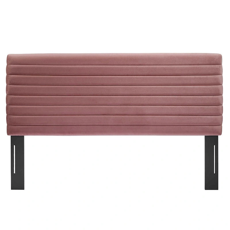 Tête de lit capitonnée en velours multicolore – Style Glam moderne, utilisation 1 à 2 personnes