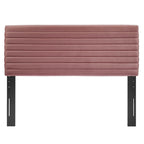 Tête de lit capitonnée en velours multicolore – Style Glam moderne, utilisation 1 à 2 personnes