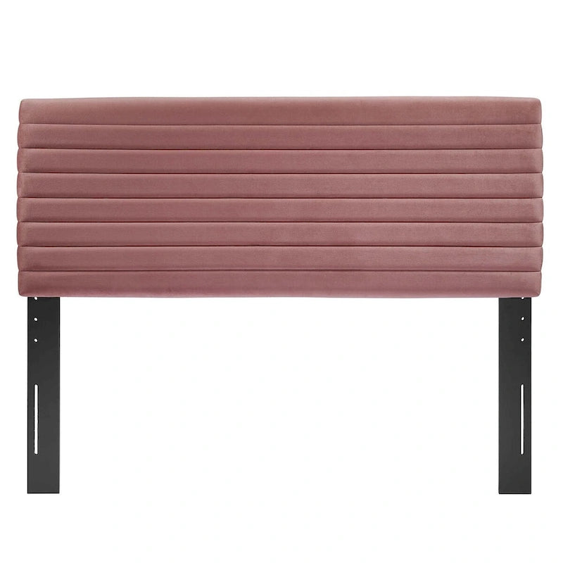 Tête de lit capitonnée en velours multicolore – Style Glam moderne, utilisation 1 à 2 personnes