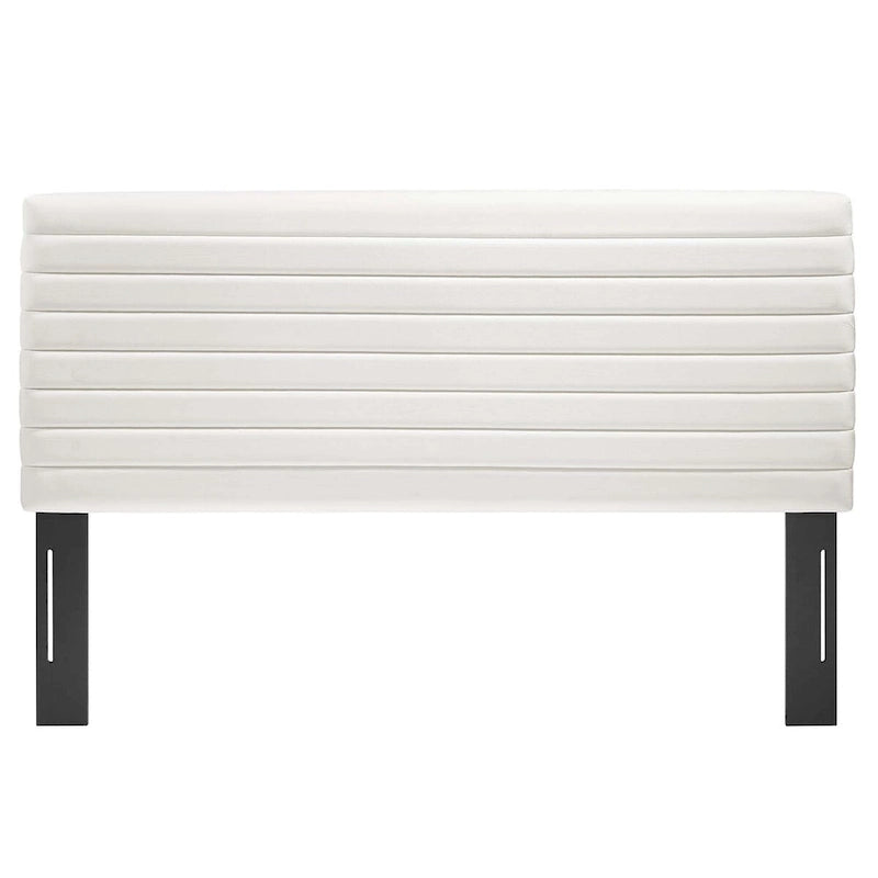 Tête de lit capitonnée en velours multicolore – Style Glam moderne, utilisation 1 à 2 personnes