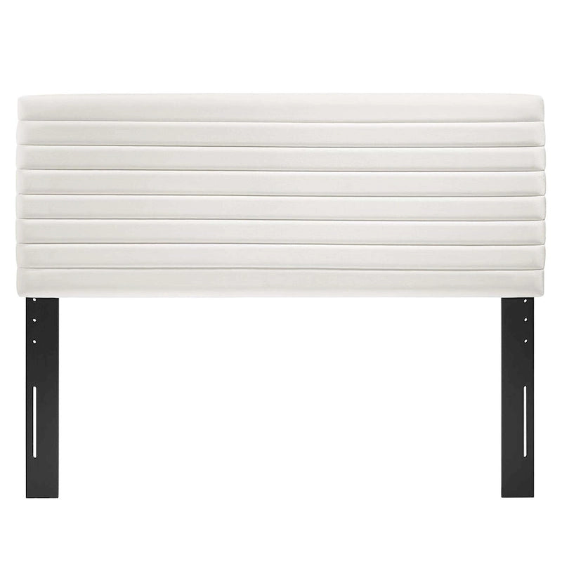 Tête de lit capitonnée en velours multicolore – Style Glam moderne, utilisation 1 à 2 personnes