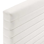 Tête de lit capitonnée en velours multicolore – Style Glam moderne, utilisation 1 à 2 personnes