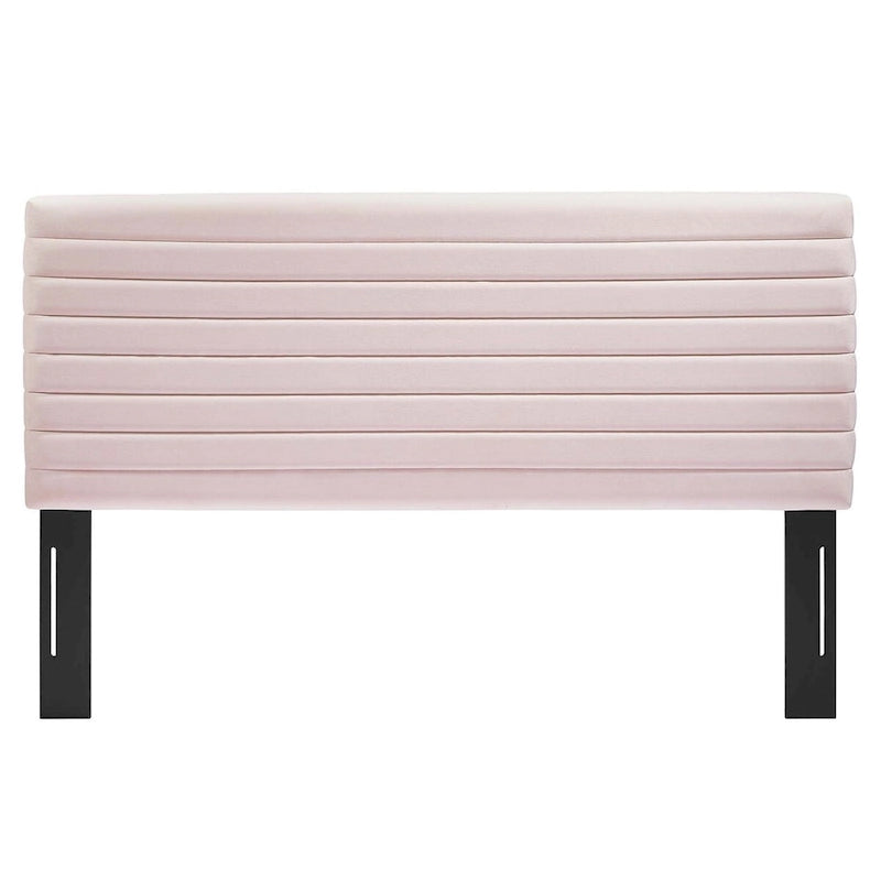 Tête de lit capitonnée en velours multicolore – Style Glam moderne, utilisation 1 à 2 personnes