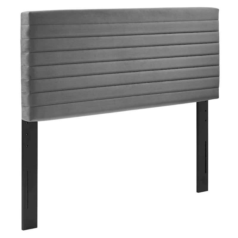 Tête de lit capitonnée en velours multicolore – Style Glam moderne, utilisation 1 à 2 personnes
