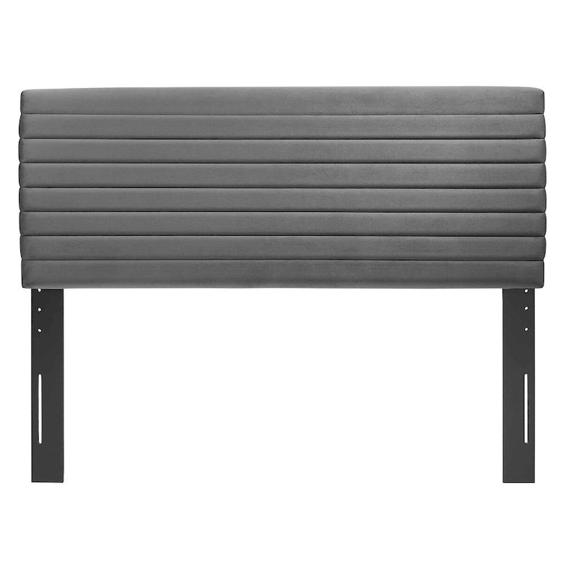 Tête de lit capitonnée en velours multicolore – Style Glam moderne, utilisation 1 à 2 personnes