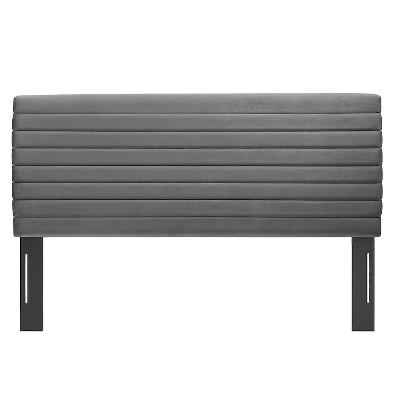 Tête de lit capitonnée en velours multicolore – Style Glam moderne, utilisation 1 à 2 personnes