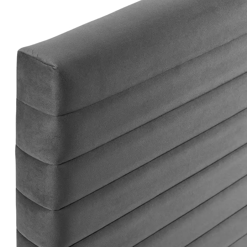 Tête de lit capitonnée en velours multicolore – Style Glam moderne, utilisation 1 à 2 personnes