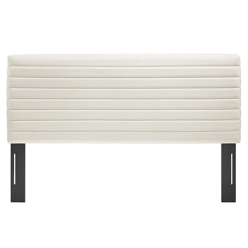 Tête de lit capitonnée en velours multicolore – Style Glam moderne, utilisation 1 à 2 personnes