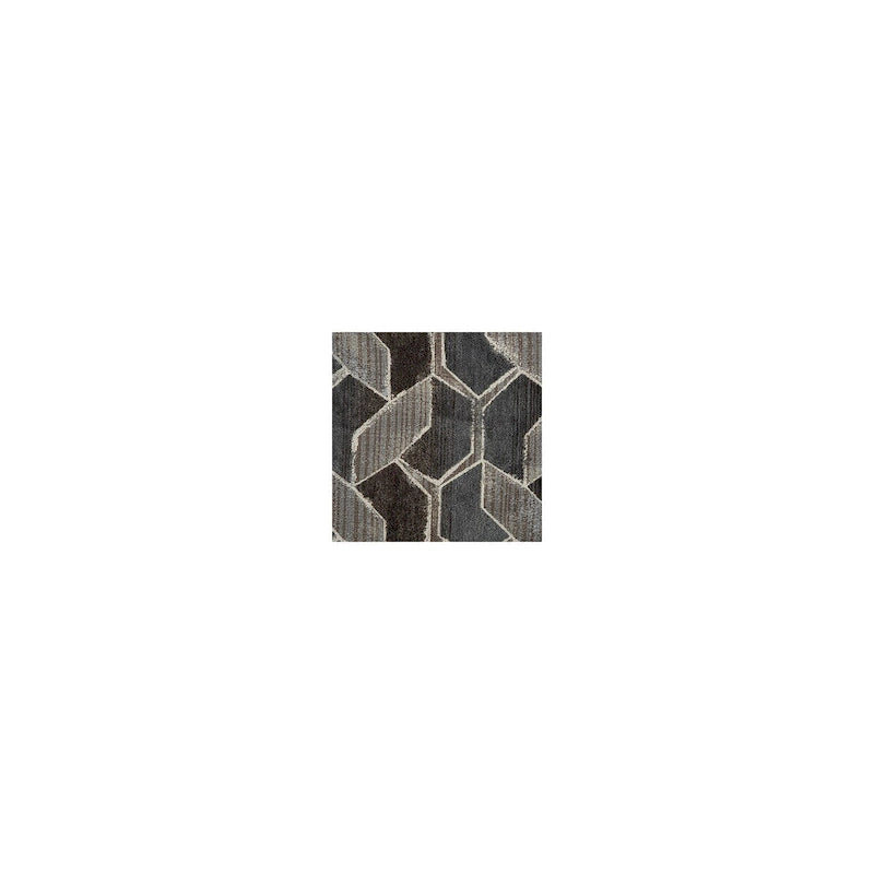 Fauteuil d'appoint surdimensionné en polyester couleur taupe/muscade avec coussin décoratif – 1 place