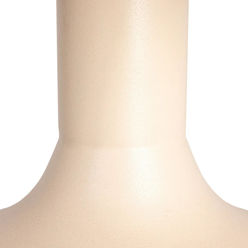 Table d'appoint ronde en métal – Noir / Or / Crème, Usage unique