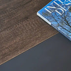 Table à manger marron extensible à abattants avec tiroir de rangement, placard et roulettes – Pour 2 à 4 personnes
