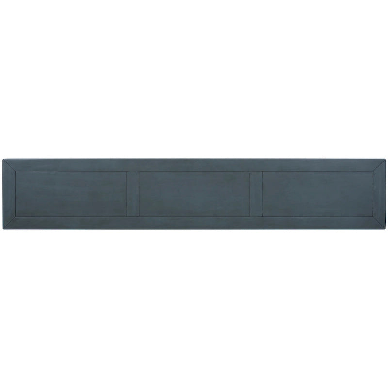 Console rustique expresso avec 4 tiroirs et étagère inférieure – 60 po, une seule unité