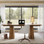 Bureau informatique rustique noir – style rustique, usage unique